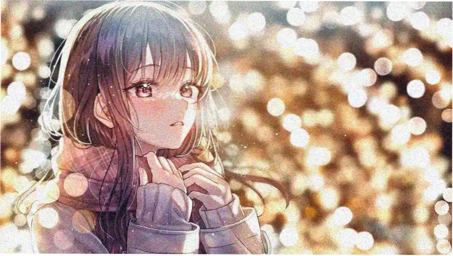 在线观看动漫深夜档轮播海报：雨夜电车站台与提灯少女